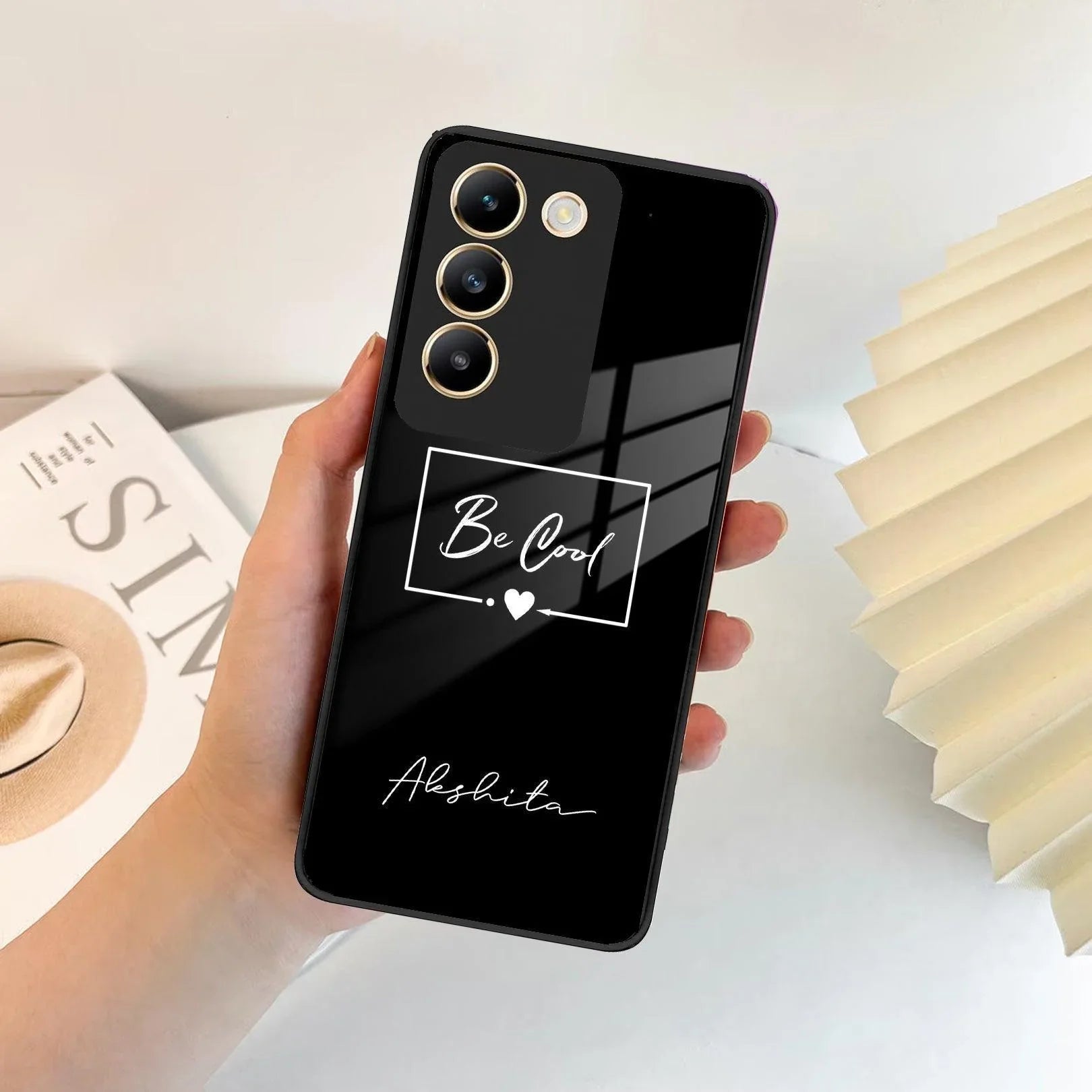 Be Cool Glass Case Cover For Vivo - ShopOnCliQ