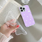 Be Loved Customize Transparent Silicon Case Purple For Oppo A16