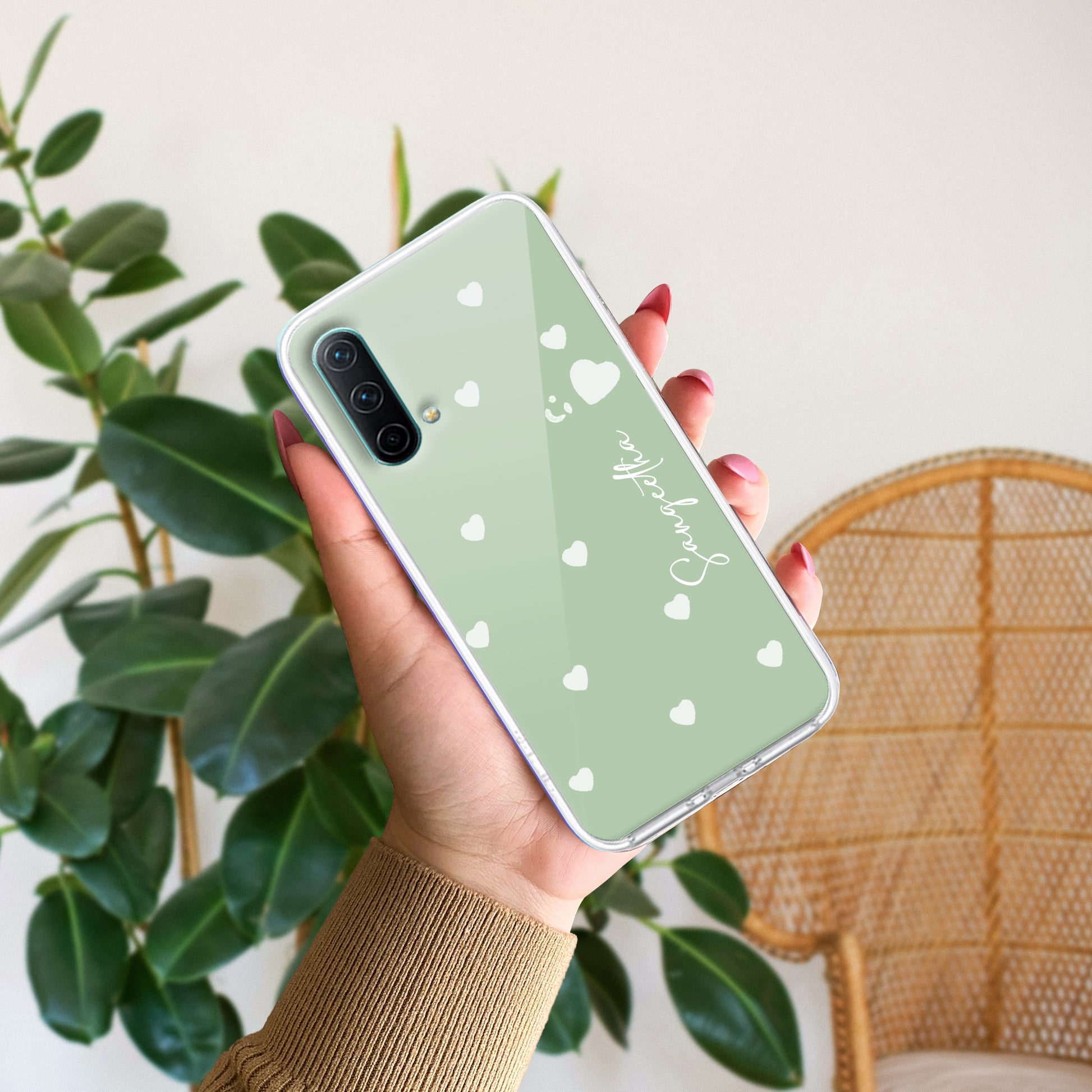 Be Loved Customize Transparent Silicon Case Mint Green For OnePlus ShopOnCliQ