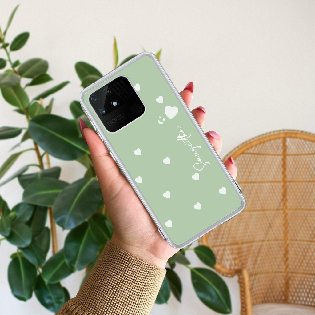 Be Loved Customize Transparent Silicon Case Mint Green For Realme/Narzo - ShopOnCliQ