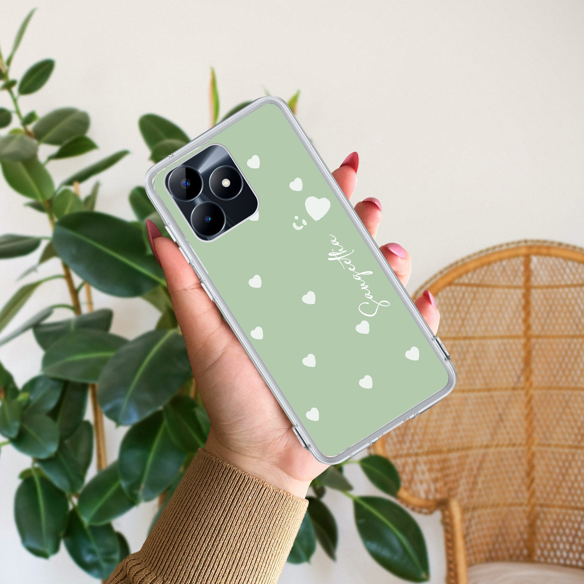 Be Loved Customize Transparent Silicon Case Mint Green For Realme/Narzo ShopOnCliQ