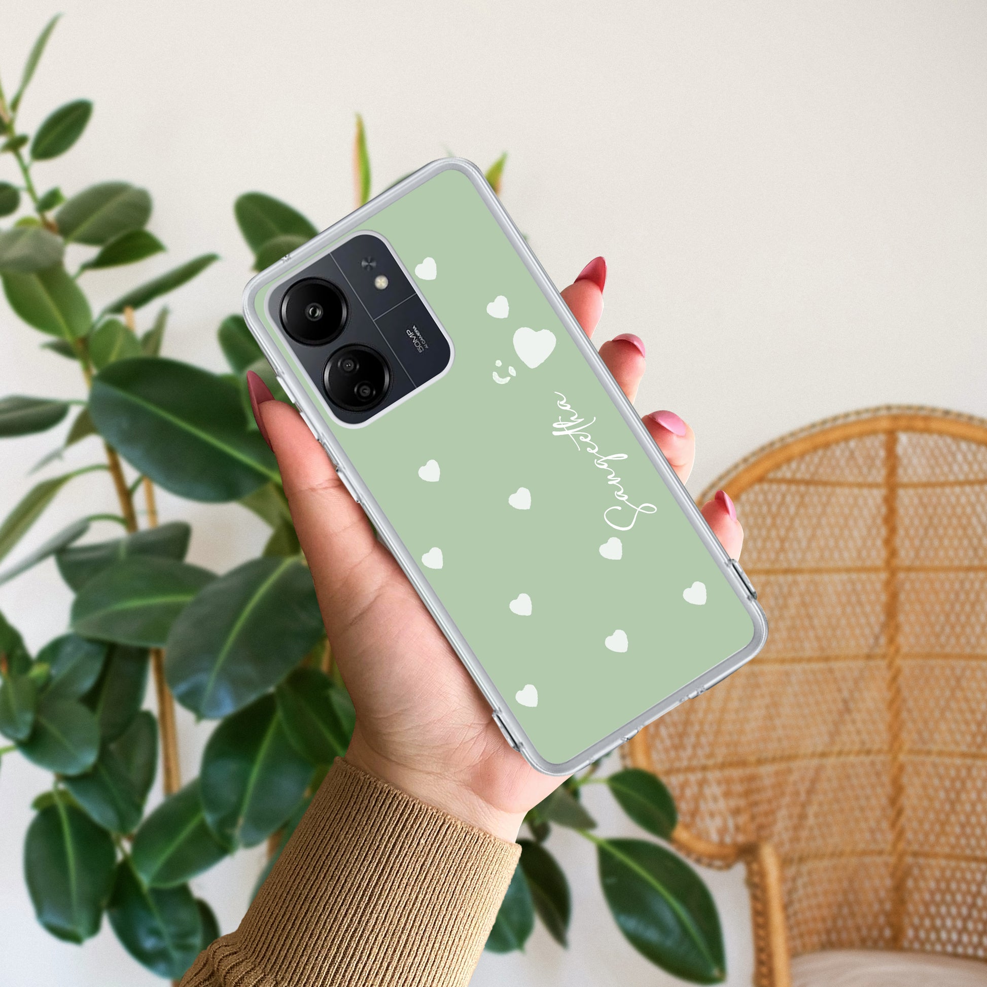 Be Loved Customize Transparent Silicon Case Mint Green For Redmi/Xiaomi ShopOnCliQ