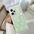 Be Loved Customize Transparent Silicon Case Mint Green For Redmi Note 14 Pro 5G