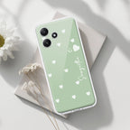 Be Loved Customize Transparent Silicon Case Mint Green For Redmi Note 11