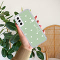 Be Loved Customize Anti Yellow Case Mint Green For Samsung Galaxy S22 5G