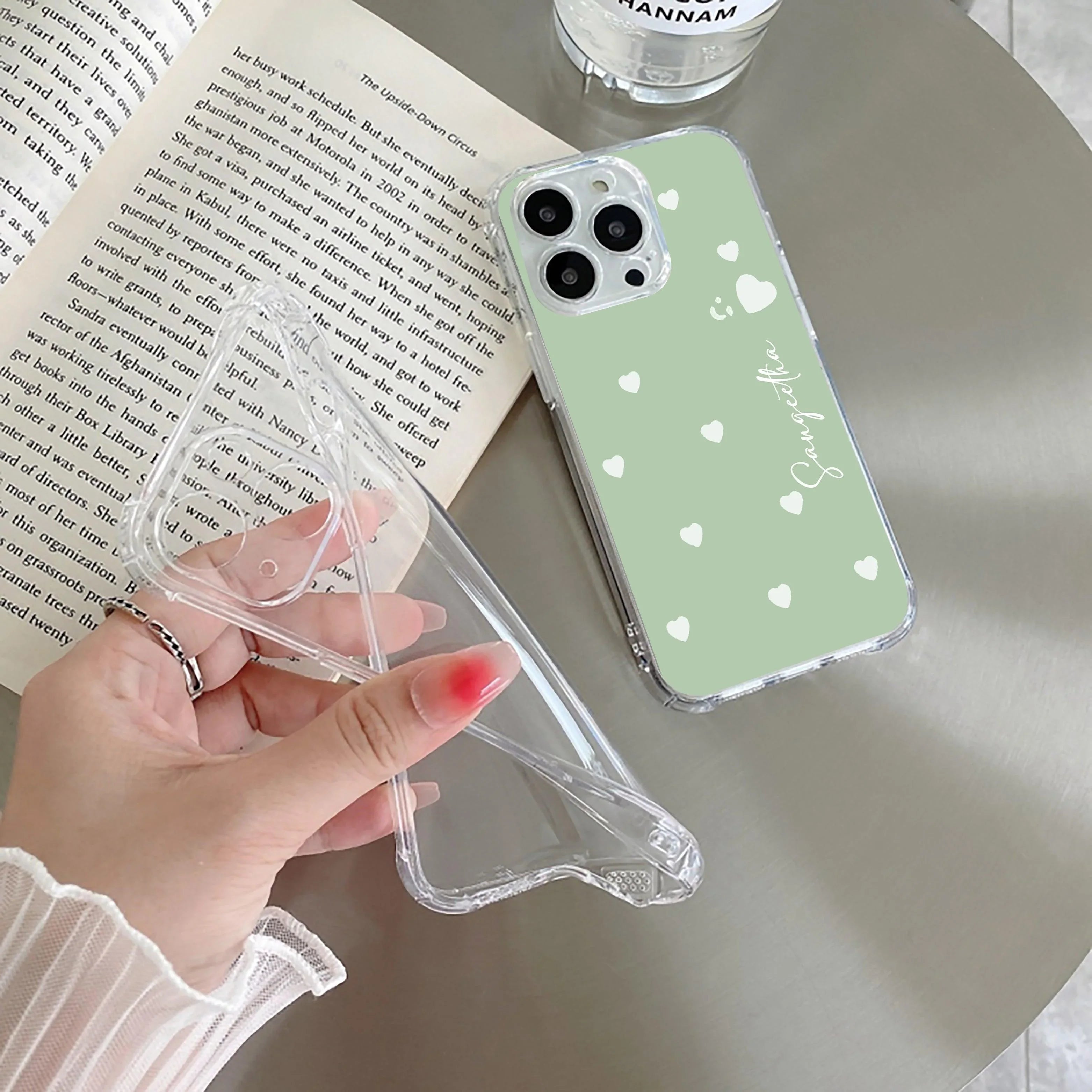 Be Loved Customize Transparent Silicon Case Mint Green For Samsung Galaxy A05s 5G