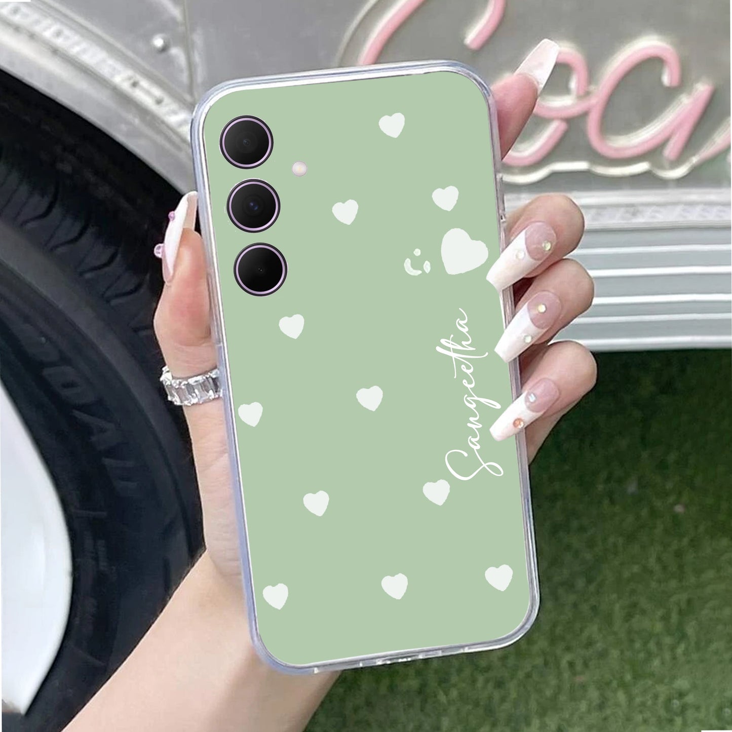 Be Loved Customize Transparent Silicon Case Mint Green For Samsung ShopOnCliQ