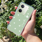 Be Loved Customize Transparent Silicon Case Mint Green For Vivo V29 Pro 5G