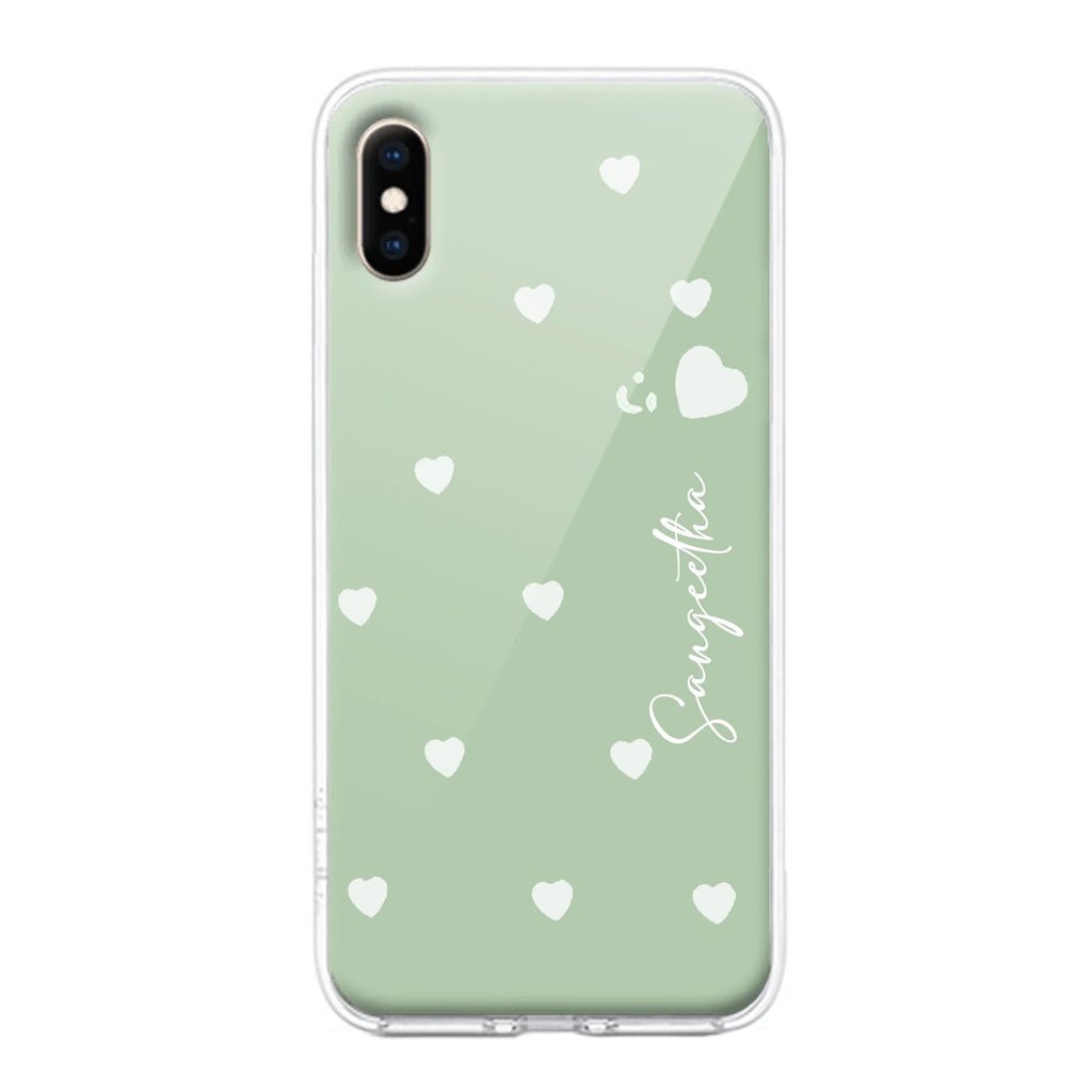 Be Loved Customize Anti Yellow Case Mint Green For iPhone X/Xs