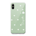 Be Loved Customize Transparent Silicon Case Mint Green For iPhone X/Xs