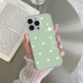 Be Loved Customize Transparent Silicon Case Mint Green For iPhone 14 Pro
