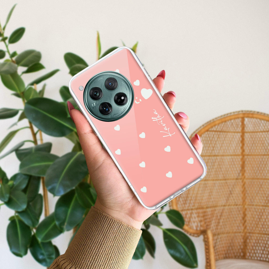 Be Loved Customize Transparent Silicon Case Peach For OnePlus - ShopOnCliQ