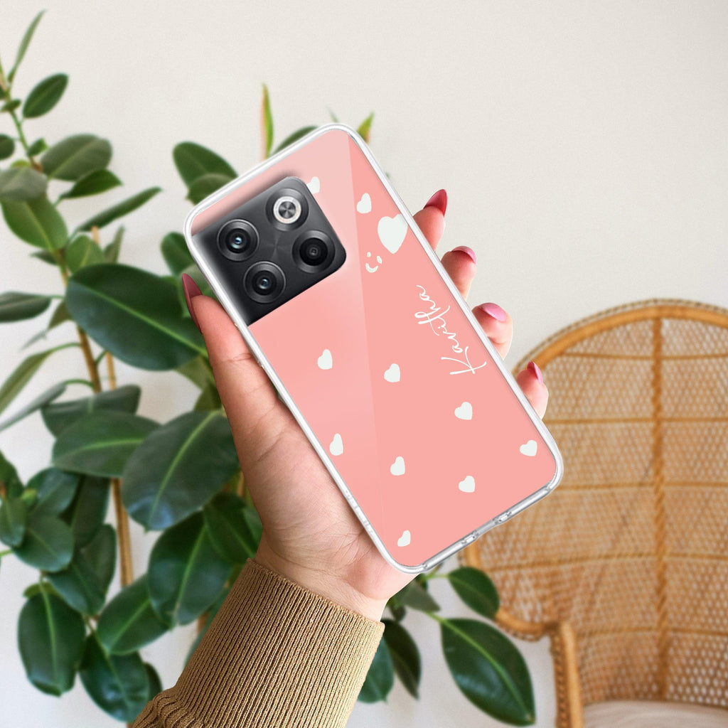 Be Loved Customize Anti Yellow Case Peach For OnePlus 10T 5G
