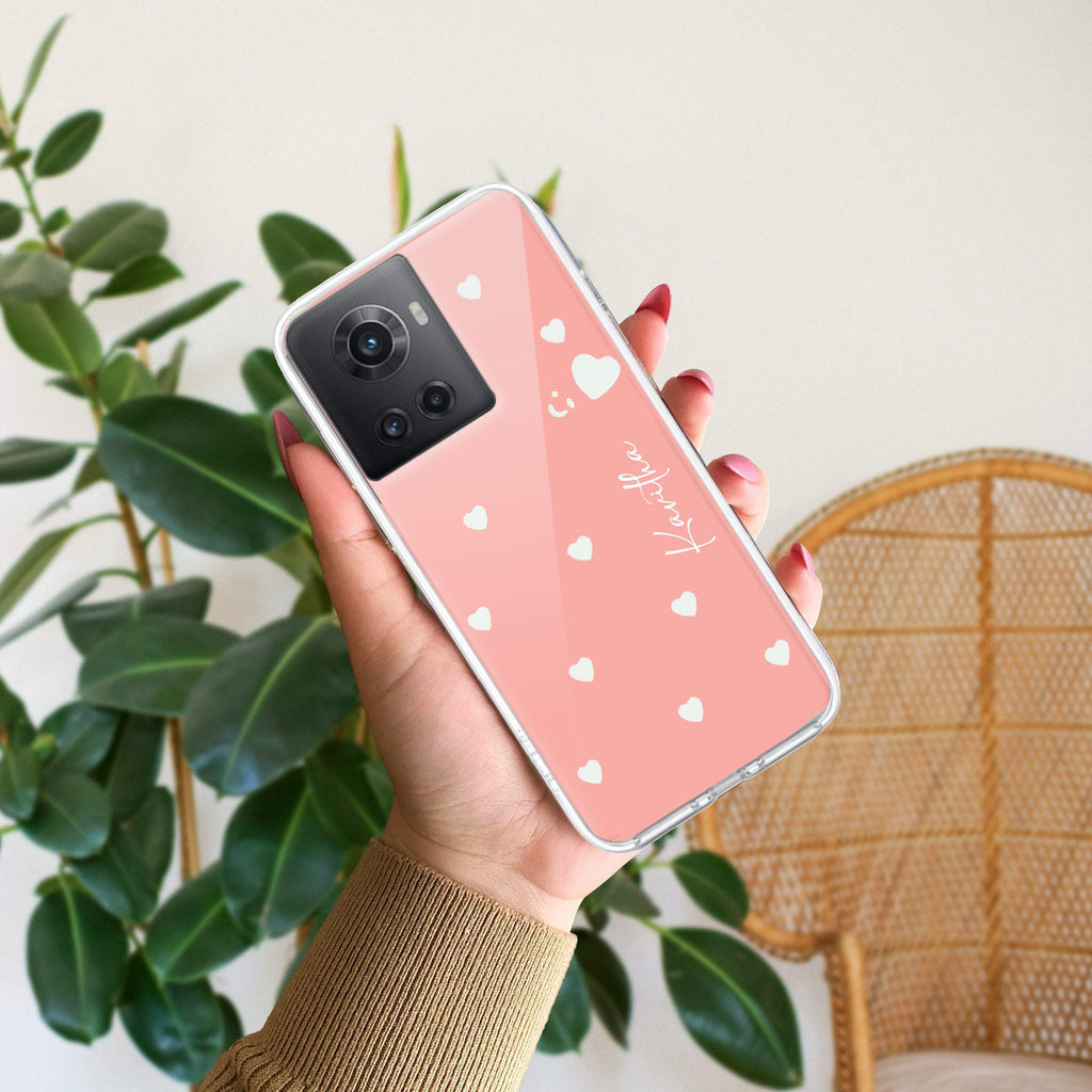 Be Loved Customize Anti Yellow Case Peach For OnePlus 10R 5G