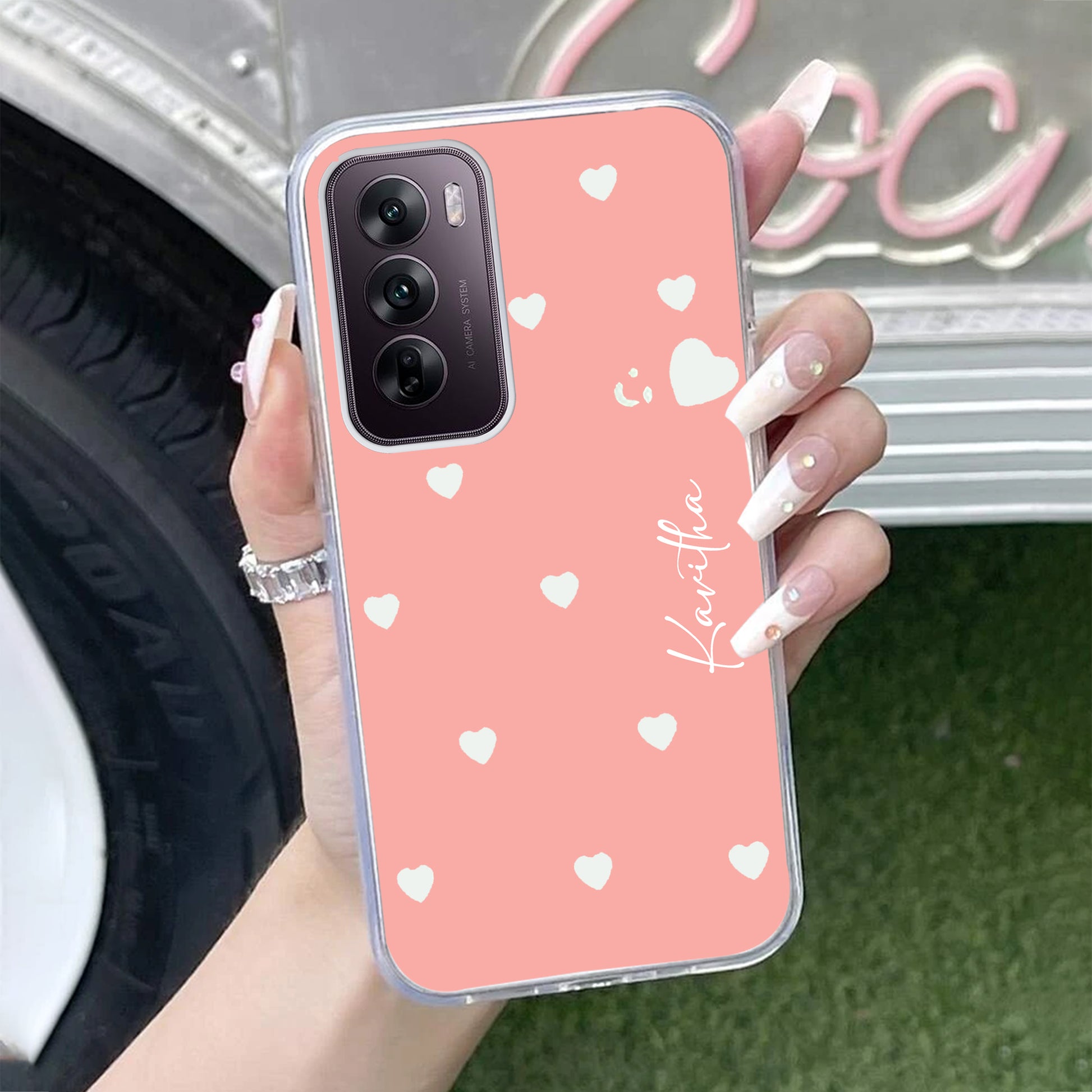 Be Loved Customize Transparent Silicon Case Peach For Oppo ShopOnCliQ