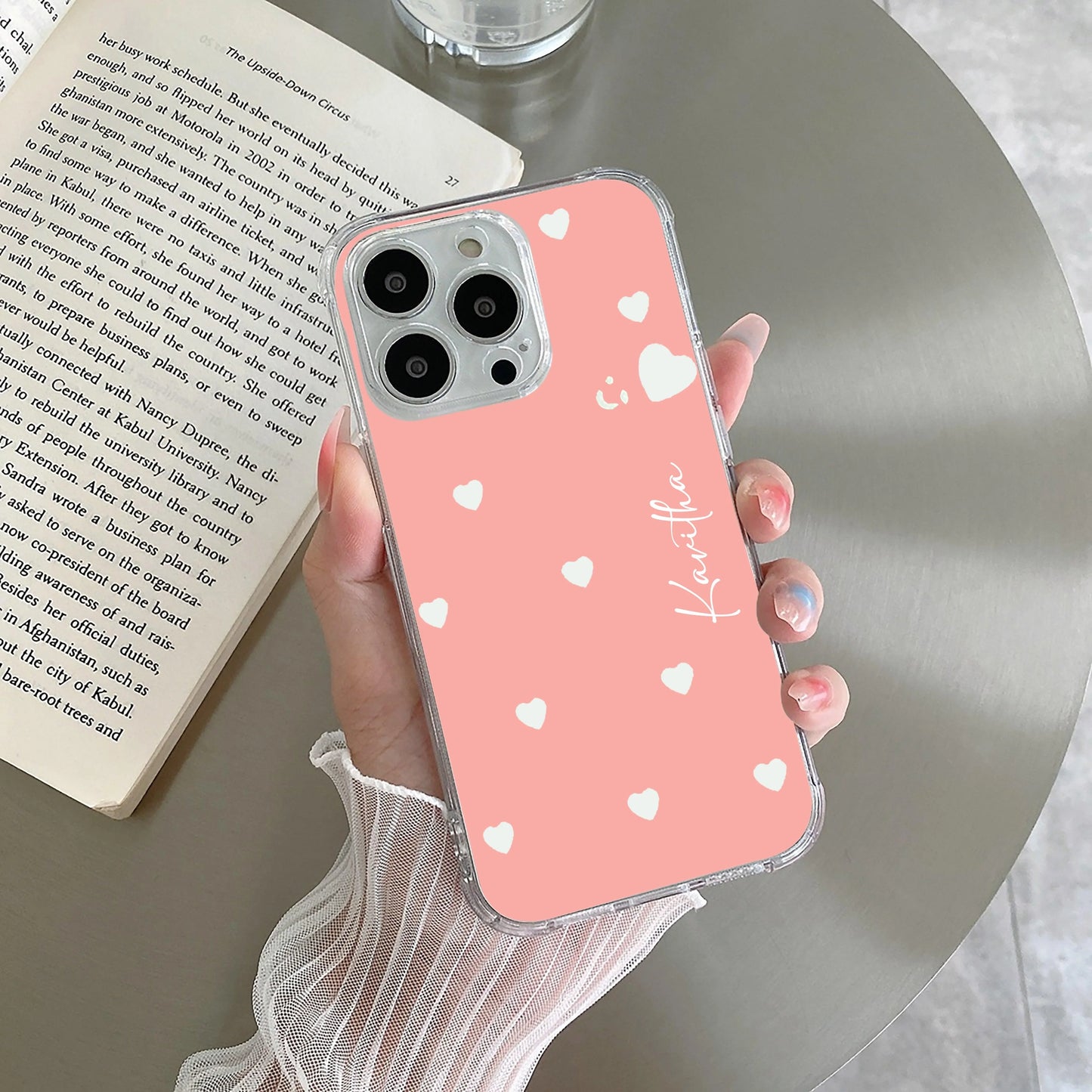 Be Loved Customize Transparent Silicon Case Peach For Oppo - ShopOnCliQ