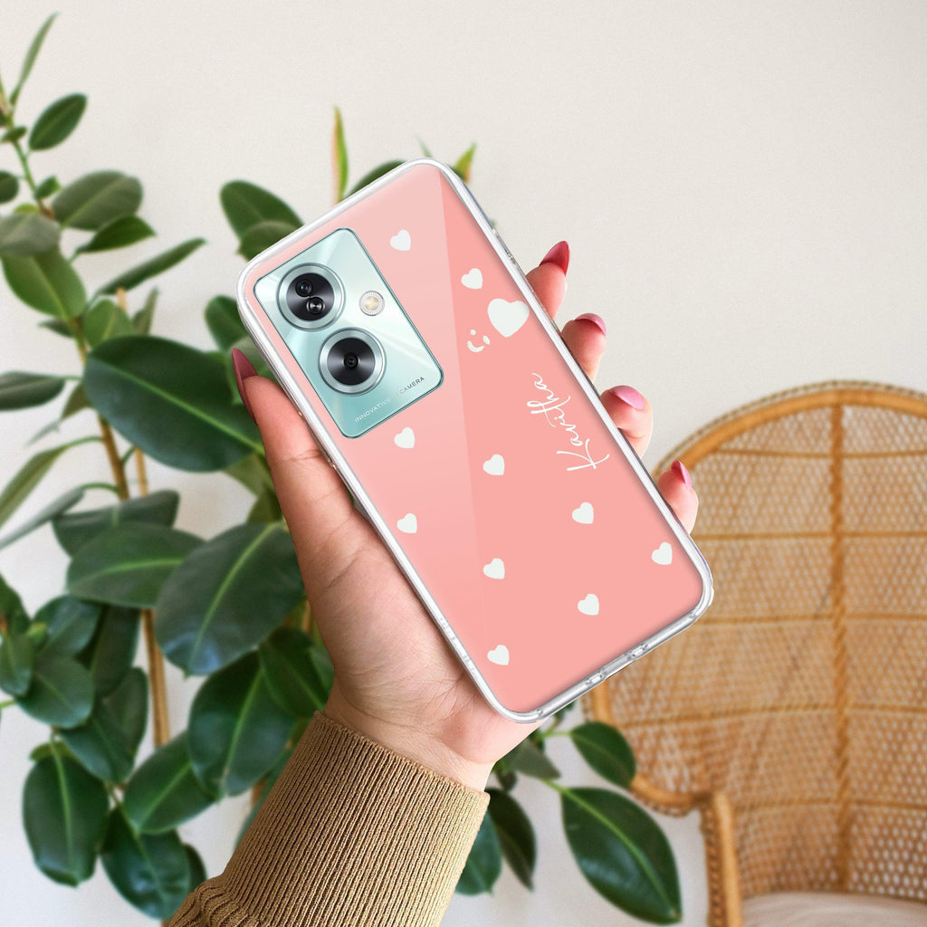 Be Loved Customize Anti Yellow Case Peach For Oppo A79 5G