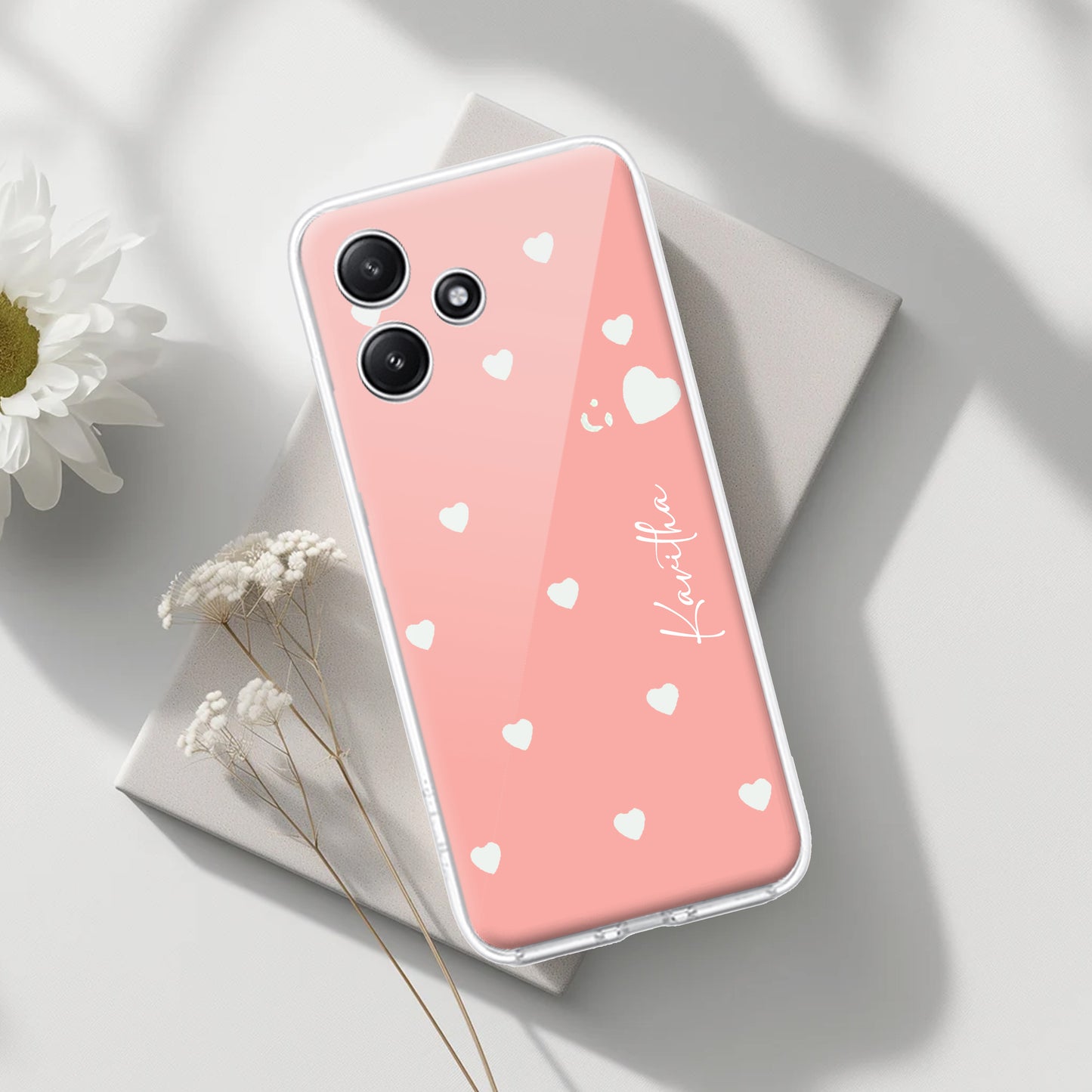 Be Loved Customize Transparent Silicon Case Peach For Poco - ShopOnCliQ