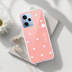Be Loved Customize Transparent Silicon Case Peach For Redmi Note 14 5G