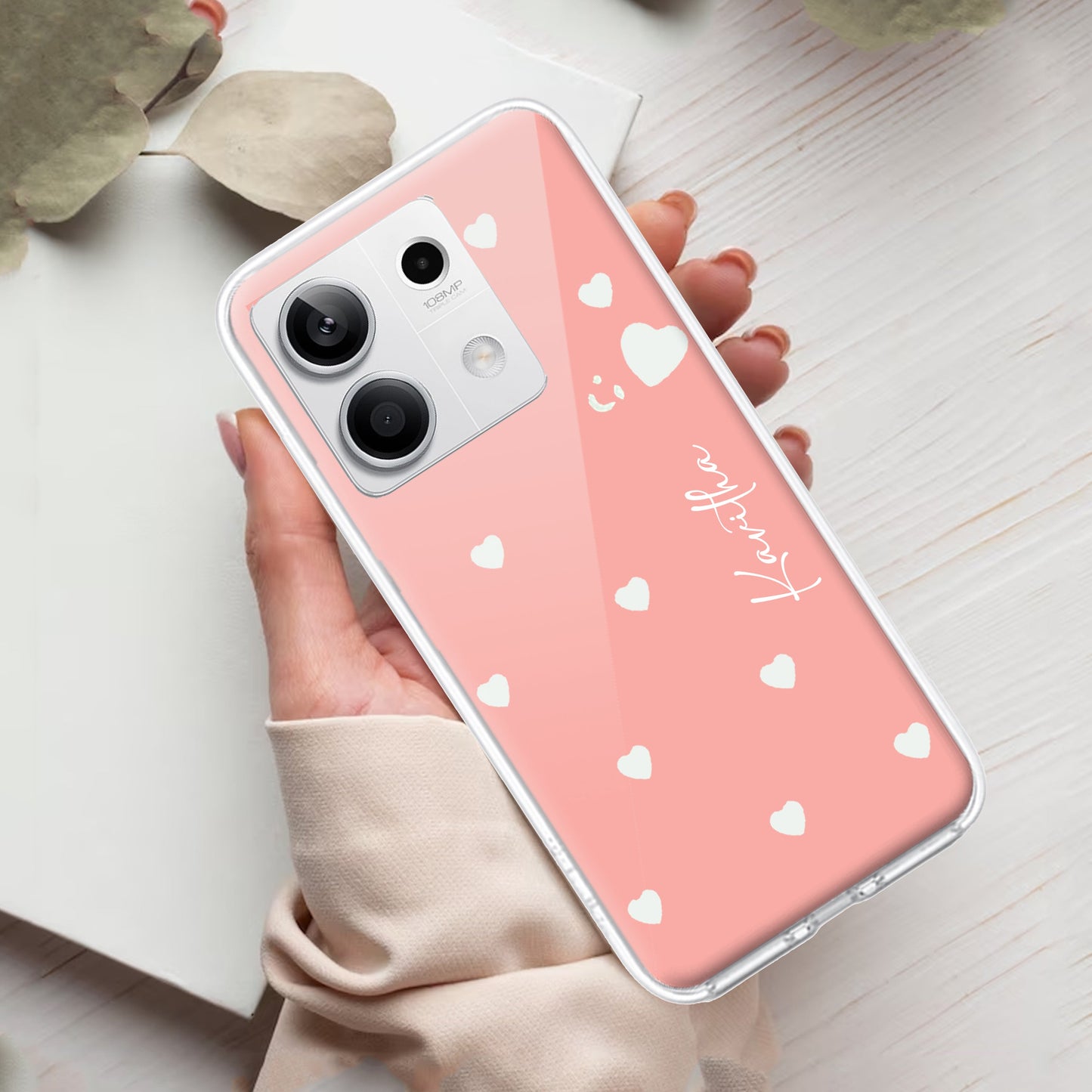 Be Loved Customize Transparent Silicon Case Peach For Redmi/Xiaomi ShopOnCliQ