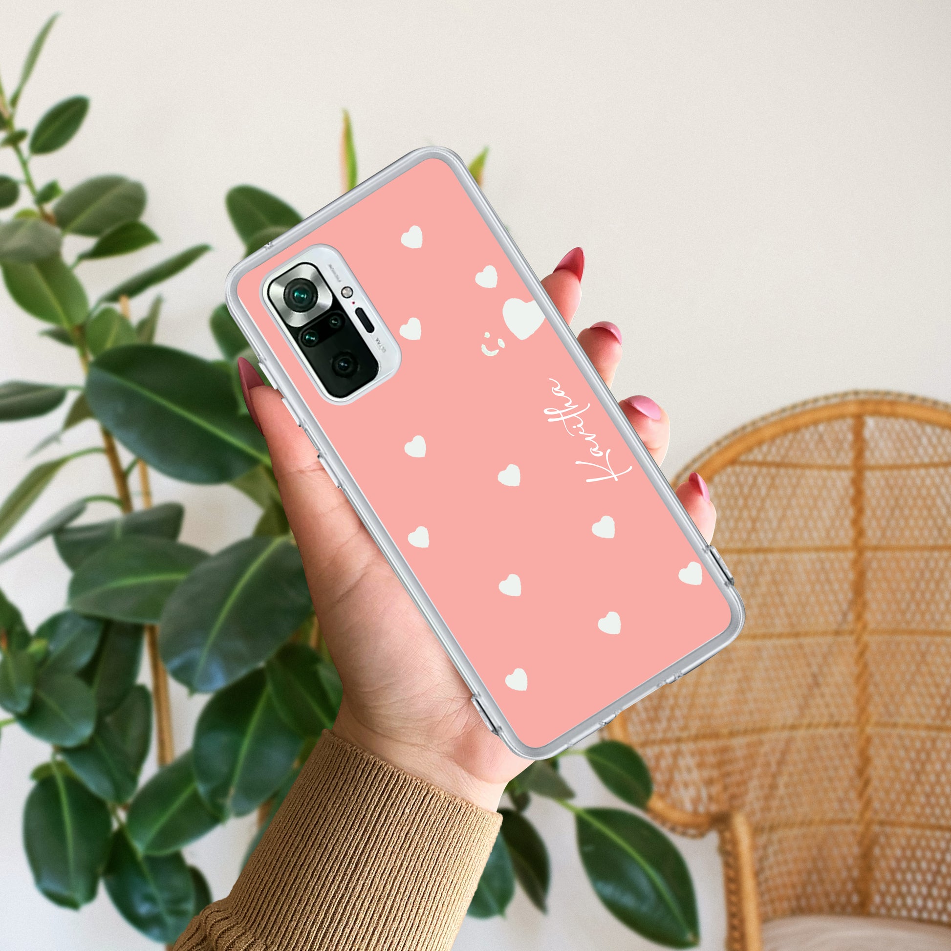 Be Loved Customize Transparent Silicon Case Peach For Redmi/Xiaomi ShopOnCliQ