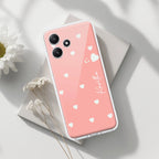 Be Loved Customize Transparent Silicon Case Peach For Redmi Note 11