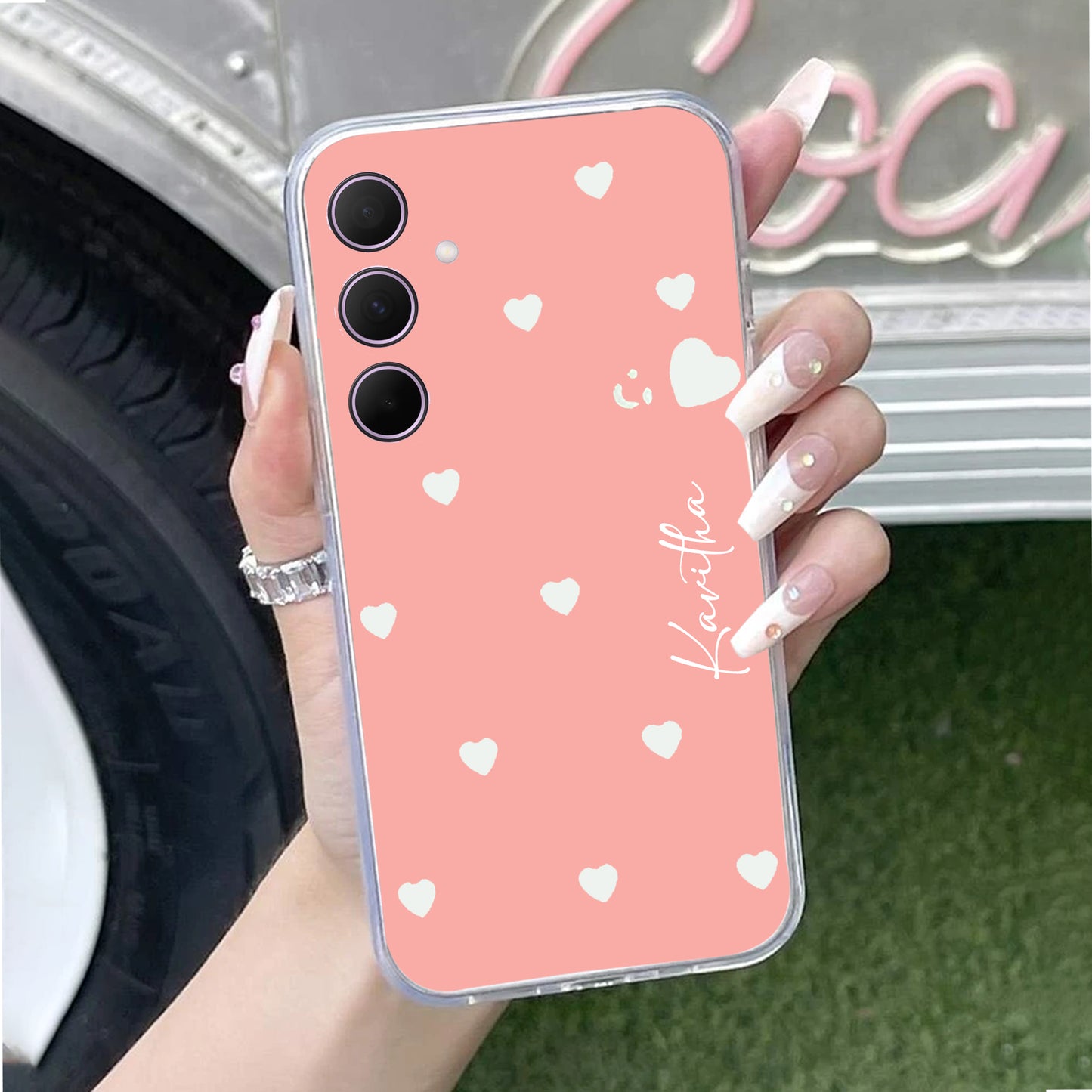 Be Loved Customize Transparent Silicon Case Peach For Samsung - ShopOnCliQ