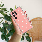 Be Loved Customize Transparent Silicon Case Peach For Samsung Galaxy A32 4G