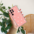 Be Loved Customize Transparent Silicon Case Peach For Samsung Galaxy S22 Ultra 5G