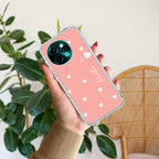 Be Loved Customize Transparent Silicon Case Peach For Vivo V30 5G
