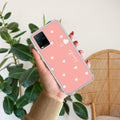 Be Loved Customize Transparent Silicon Case Peach For Vivo Y33s / Vivo Y33T