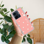 Be Loved Customize Transparent Silicon Case Peach For Vivo Y300 5G