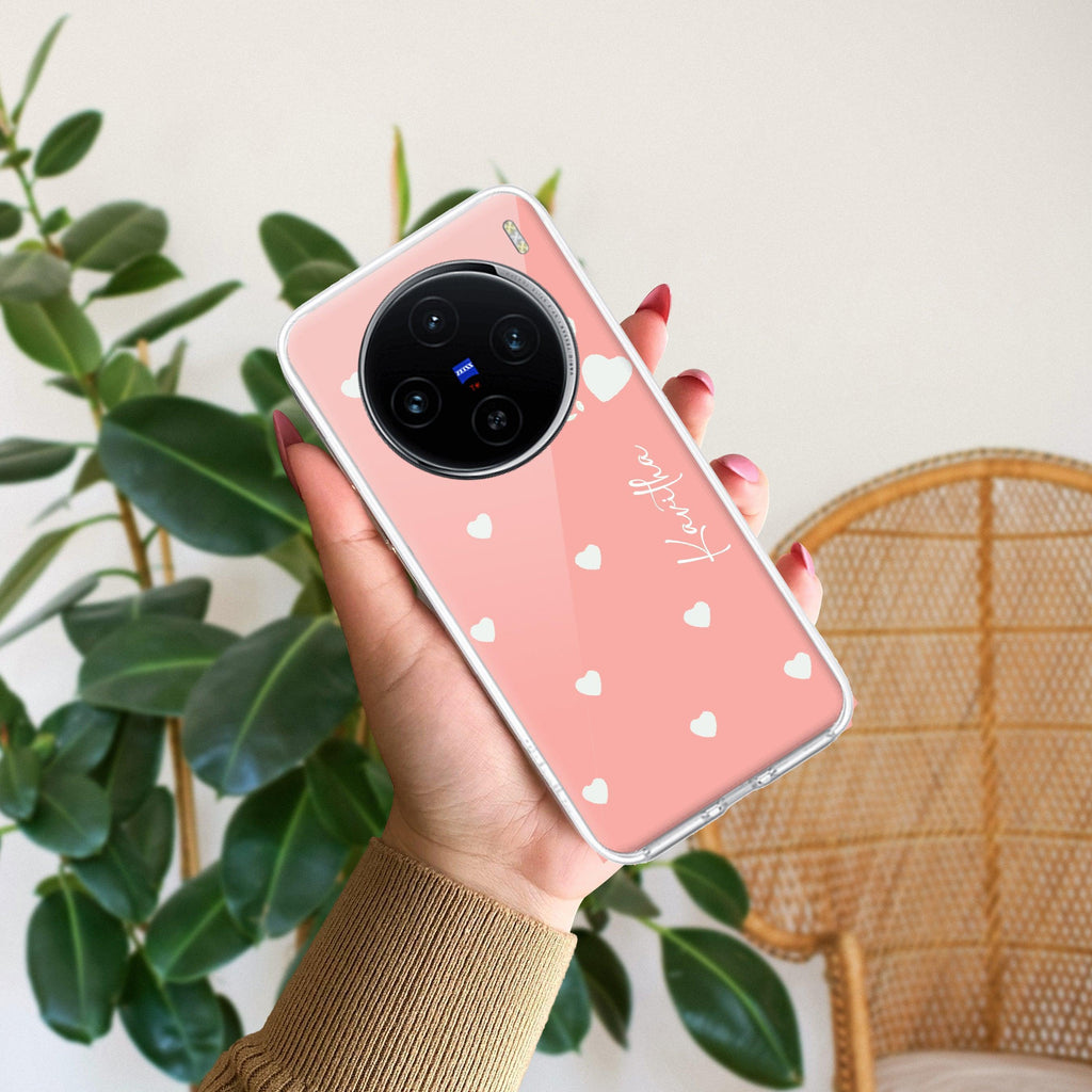 Be Loved Customize Anti Yellow Case Peach For Vivo X100 5G