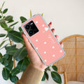 Be Loved Customize Transparent Silicon Case Peach For Vivo Y35