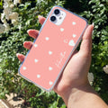 Be Loved Customize Transparent Silicon Case Peach For iPhone 12