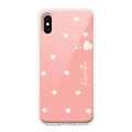 Be Loved Customize Transparent Silicon Case Peach For iPhone X/Xs