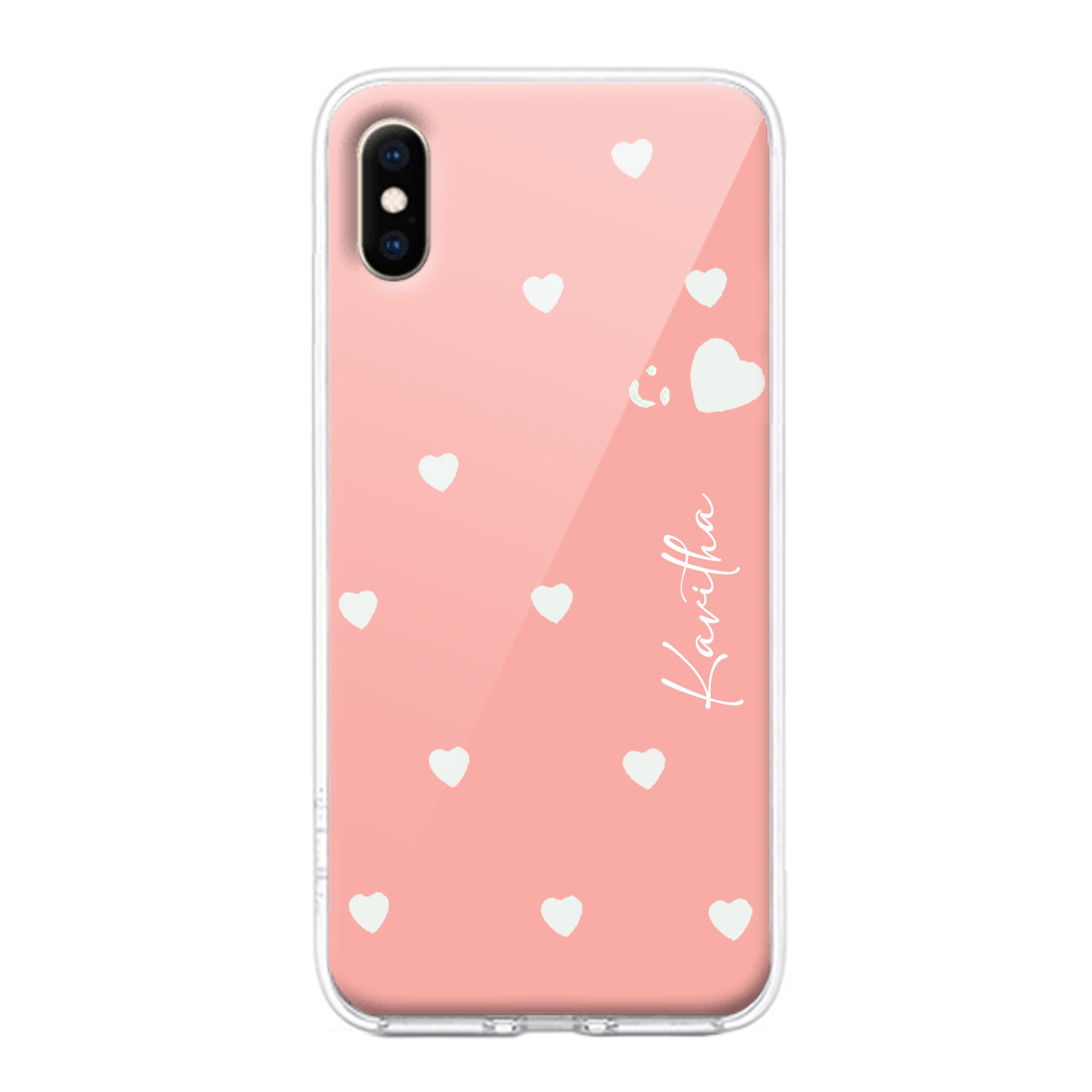 Be Loved Customize Transparent Silicon Case Peach For iPhone ShopOnCliQ