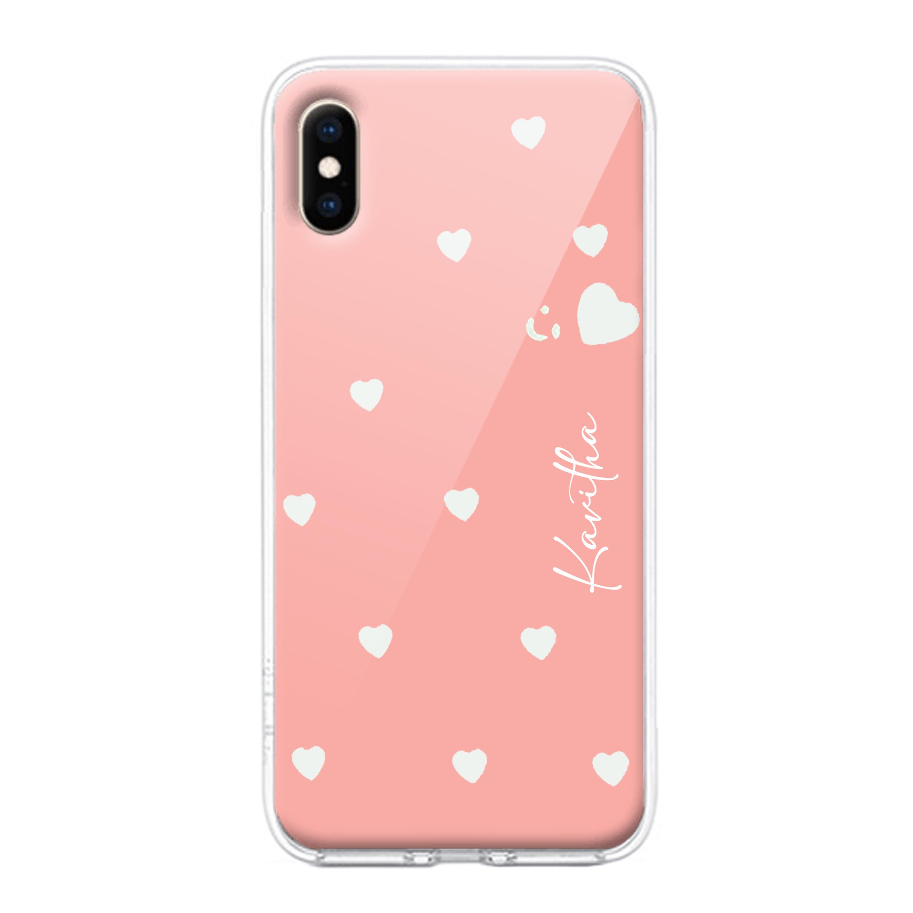 Be Loved Customize Transparent Silicon Case Peach For iPhone - ShopOnCliQ