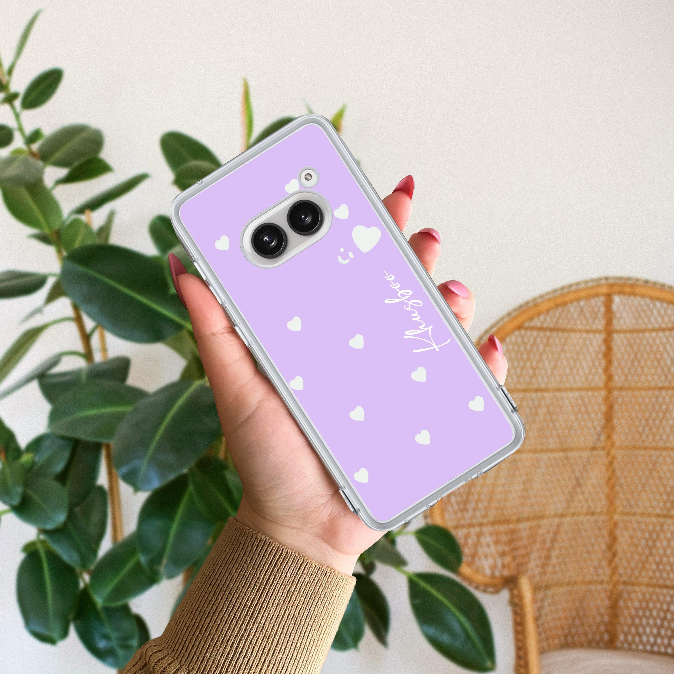 Be Loved Customize Transparent Silicon Case Purple For Nothing - ShopOnCliQ