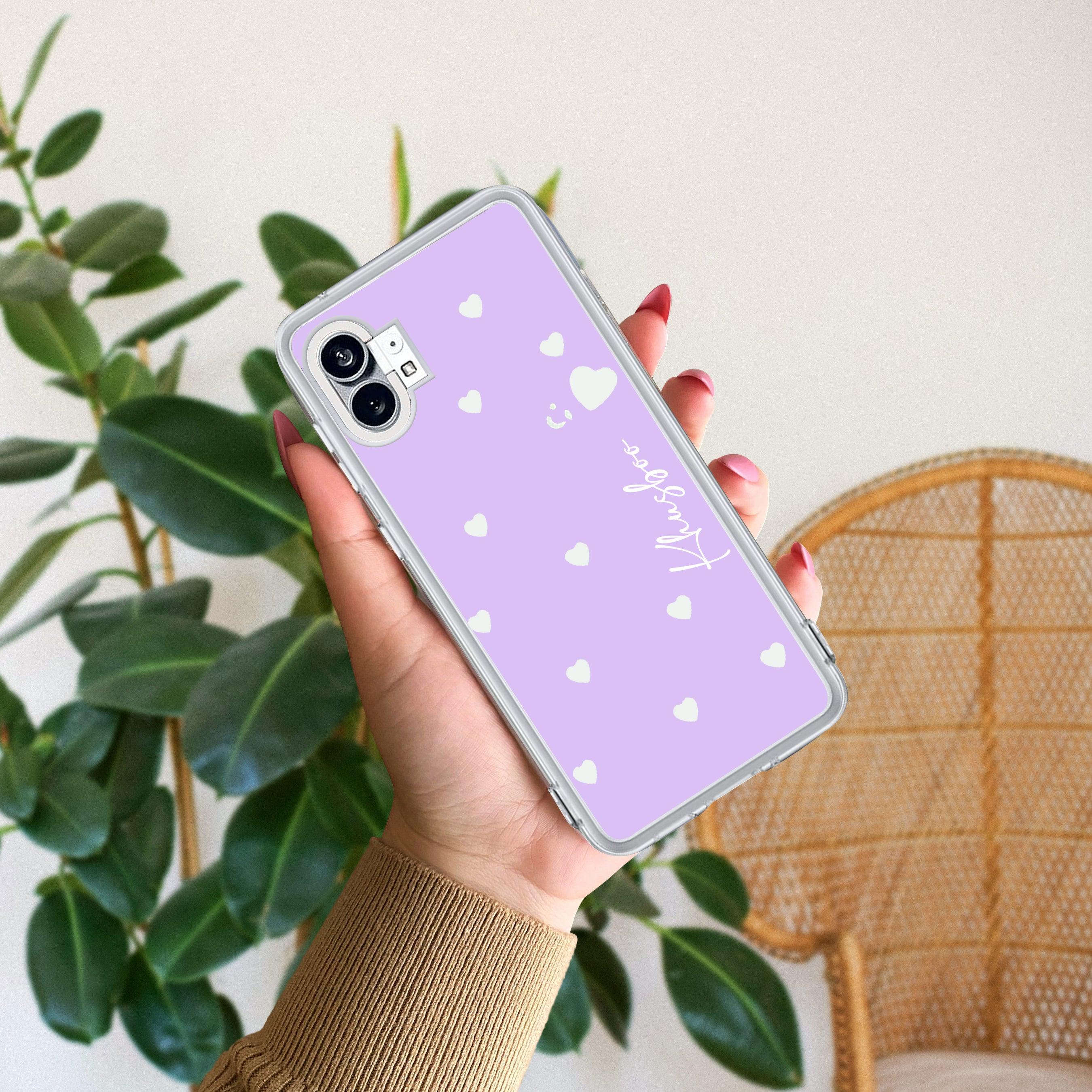Be Loved Customize Transparent Silicon Case Purple For Nothing - ShopOnCliQ