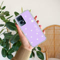 Be Loved Customize Anti Yellow Case Purple For Oppo Reno 7 Pro 5G