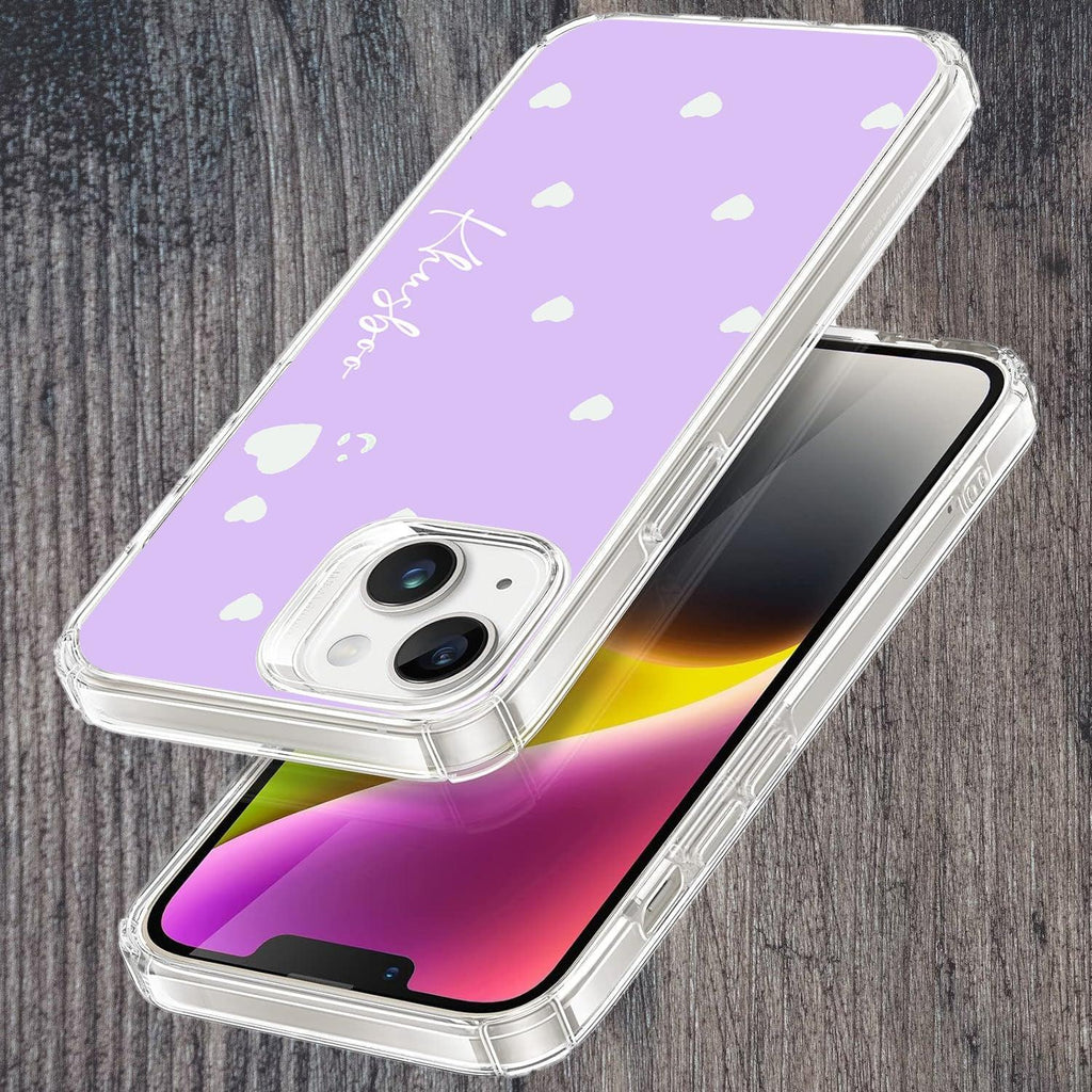 Be Loved Customize Transparent Silicon Case Purple For Realme P1 Pro 5G