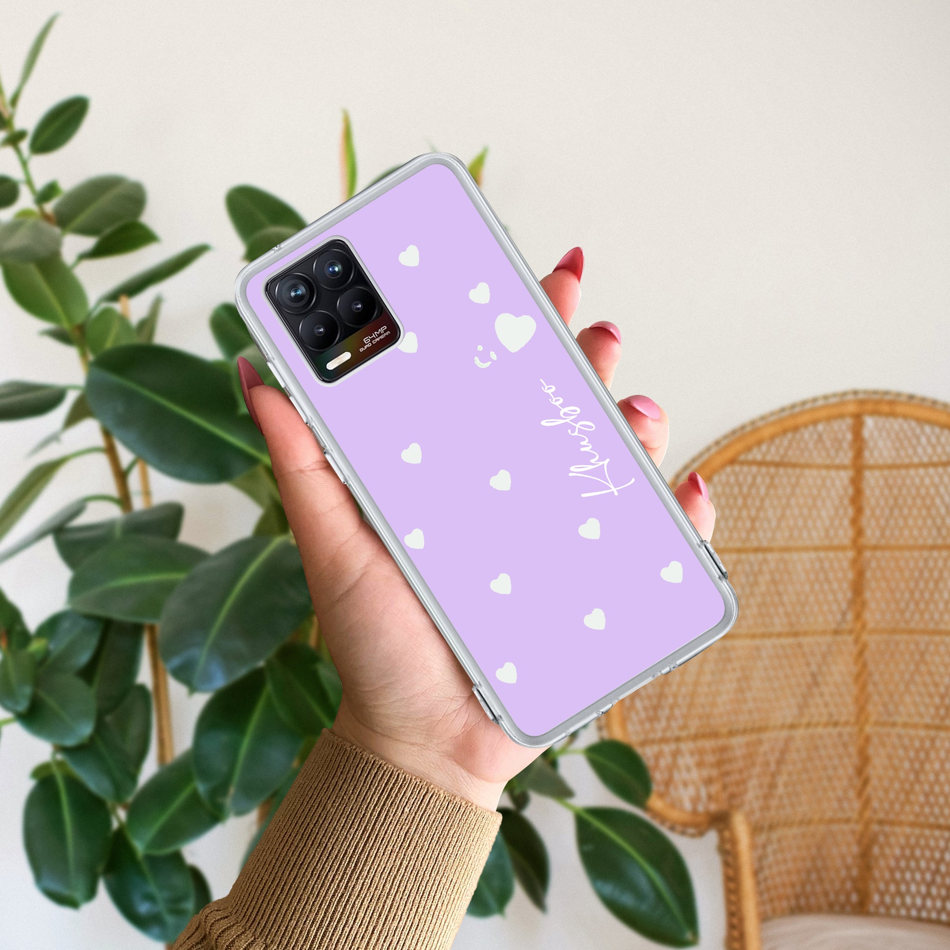 Be Loved Customize Transparent Silicon Case Purple For Realme/Narzo ShopOnCliQ