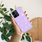 Be Loved Customize Transparent Silicon Case Purple For Redmi 13C 4G