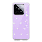 Be Loved Customize Transparent Silicon Case Purple For Redmi Note 11