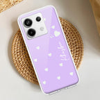 Be Loved Customize Transparent Silicon Case Purple For Redmi/Xiaomi - ShopOnCliQ