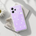Be Loved Customize Transparent Silicon Case Purple For Redmi 12 5G