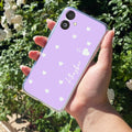 Be Loved Customize Anti Yellow Case Purple For Samsung Galaxy F14 5G