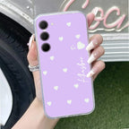 Be Loved Customize Anti Yellow Case Purple For Samsung Galaxy S23 Plus 5G