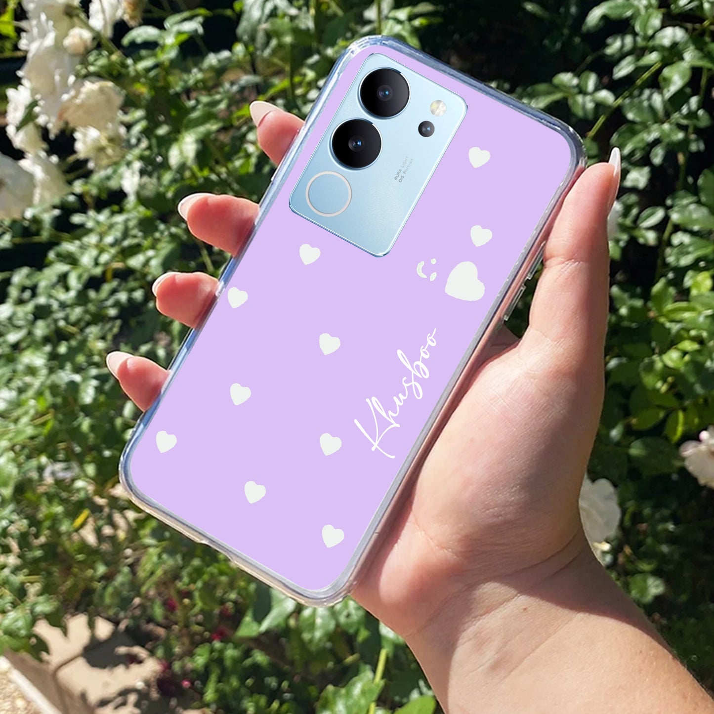 Be Loved Customize Transparent Silicon Case Purple For Vivo ShopOnCliQ